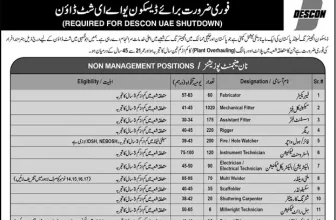 Descon Announces Job Openings for UAE Shutdown Project, here’s how to apply