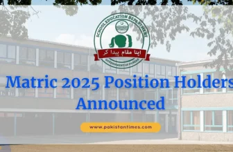 Matric 2025 Position Holders Announced Across Punjab Districts