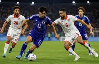 Japan cruise past Tunisia 4-0 to move into second place in Group F at FIFA World Cup 2026