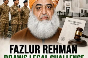 Constitutional Petition Filed Against Maulana Fazlur Rehman Over Remarks on Pakistan Army
