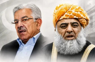 Khawaja Asif hits back after Maulana Fazlur Rehman says soldiers are paid to fight, not civilians