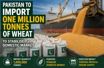 Pakistan to import one million tonnes of wheat to stabilise domestic market