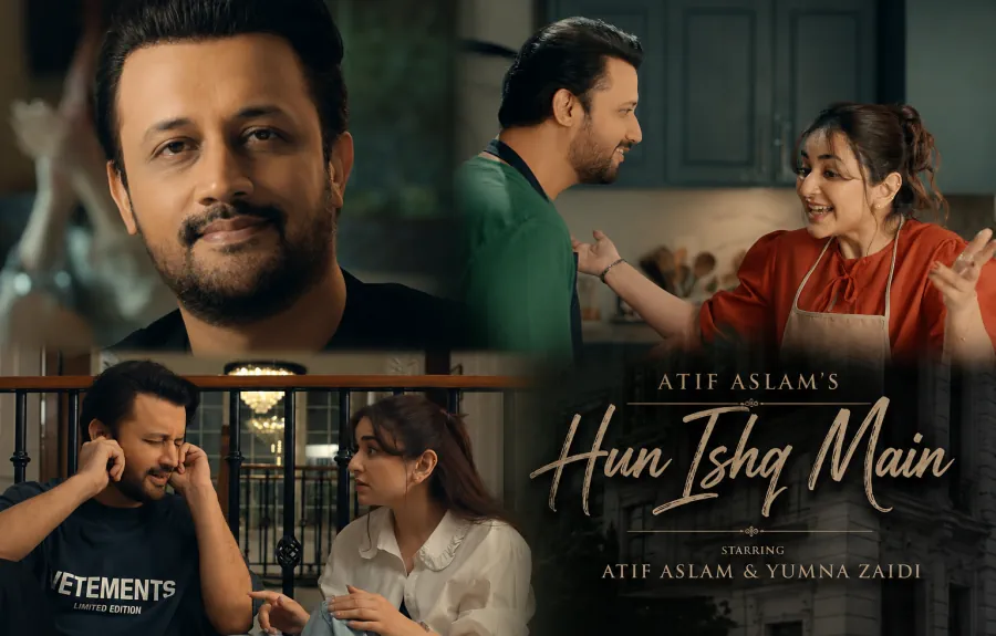 Atif Aslam Releases ‘Hun Ishq Main’ Music Video Featuring Yumna Zaidi