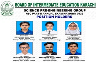 Karachi Inter Board Announces 2026 Pre-Engineering 12th Class Results