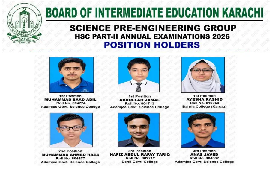 Karachi Inter Board Announces 2026 Pre-Engineering 12th Class Results