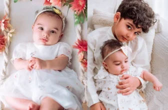 Iqra Aziz Shares First Photos of Daughter Sophia with Son Kabir, Fans Delighted