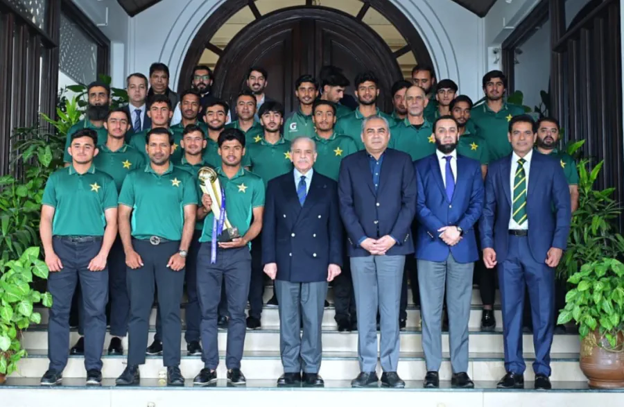 PM Shehbaz Meets Pakistan U-19 Asia Cup-Winning Cricket Team