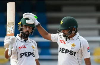 Shafique Century, Babar Near Hundred as Pakistan Fight Back Against West Indies