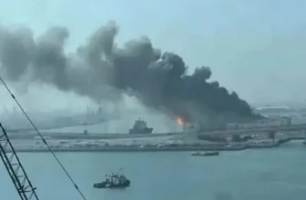 Cargo Ship Fire at China’s Qingdao Shipyard Kills 25