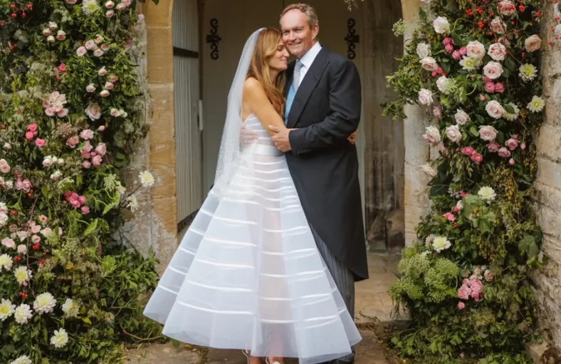 Jemima Goldsmith Shares Wedding Photos After Marrying Cameron O’Reilly