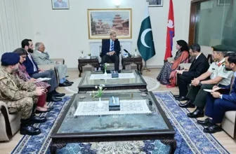 PM Shehbaz Visits Nepal Embassy, Announces Relief Aid for Flood Victims