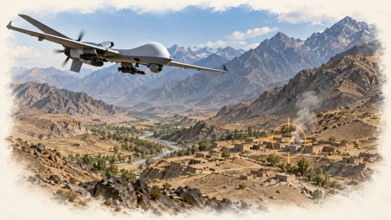 Pakistan says militant camps destroyed in air and drone strikes in Afghanistan