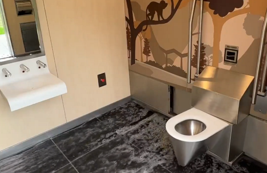 Self-cleaning public toilet video draws praise and questions online