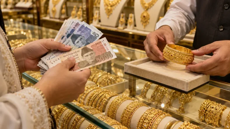 Gold Price Falls Rs 3,000 per Tola in Pakistan