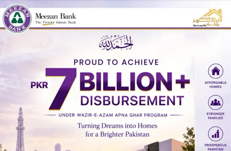 Meezan Bank approves Rs49bn in housing finance, disburses Rs7.34bn to 1,000 families